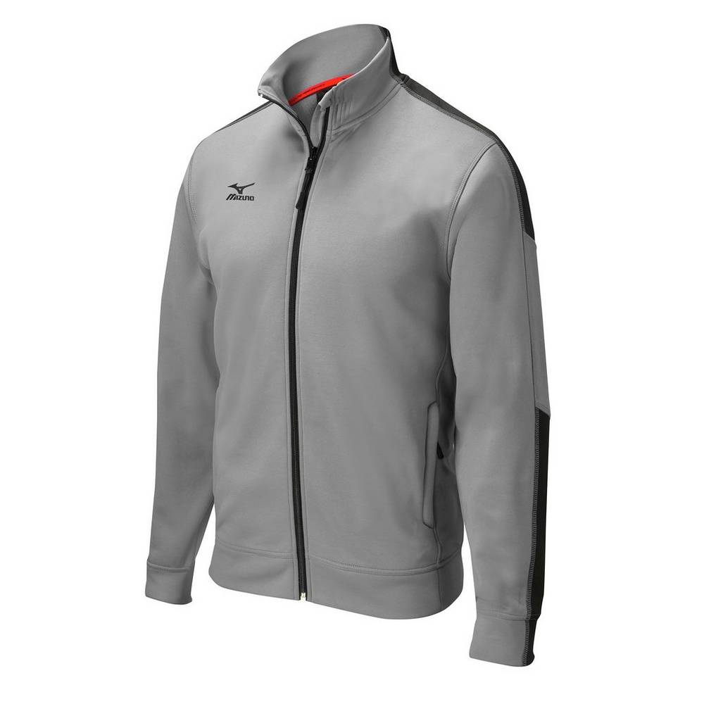 Chaqueta Mizuno Elite Thermal Hombre Gris/Negras Outlet FHOX-26437